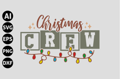 Christmas Crew Svg, Merry Christmas Svg Product Image 1