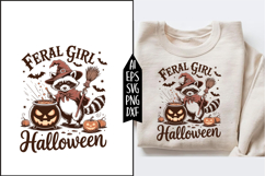 Feral Girl Halloween Svg Designs Product Image 1