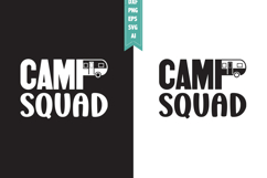 Camp Squad Svg, Camping Svg Designs Product Image 1