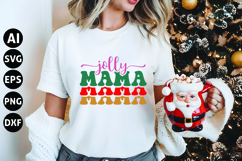 jolly mama Svg, Funny Christmas Svg Product Image 1