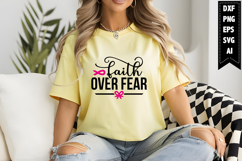 Faith over Fear Svg Designs Product Image 1