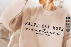 Faith Can Move Mountains Svg Design Product Image 2