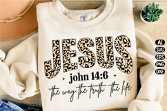 Jesus The Way the truth the life Svg Design Product Image 2