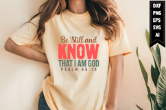 Be Still and Know That I am God Svg Product Image 1