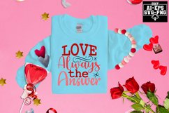 Love Always The Answer Svg Cut Files Creative Art Product Image 1
