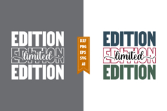 Limited Edition Svg, Motivation Svg Designs Product Image 1