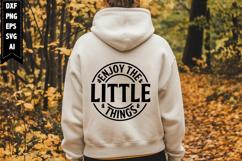 enjoy the little things Svg, Motivation Svg Designs Product Image 1