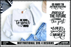 Motivation Svg 4 Designs, Self Love Motivation Svg Product Image 1