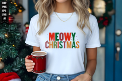 Meowy Christmas Svg, Christmas Svg, Xmas Svg Product Image 1