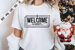 Welcome Winter Svg, Christmas Svg Designs Product Image 2