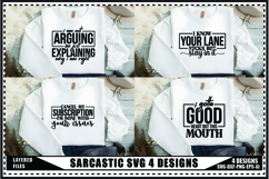 Funny Sarcastic Svg 4 Designs Product Image 1