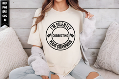 I'm silently correcting your grammar Svg, Sarcastic Svg Product Image 1
