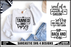 Sarcastic Svg 4 Designs, Funny Sarcasm Svg Product Image 1