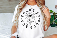 Focus On the Good Svg, Motivational Svg Product Image 2