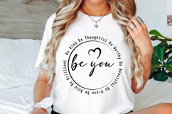 Be You SVG PNG, Motivational Quotes SVG Product Image 2