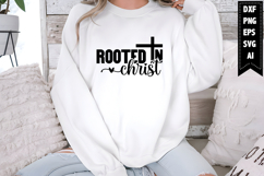Rooted in Christ Svg, Christian Svg Designs Product Image 1