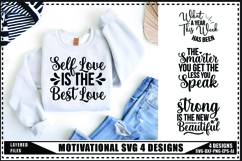 Motivation Svg 4 Designs, Self Love Motivation Svg Product Image 1