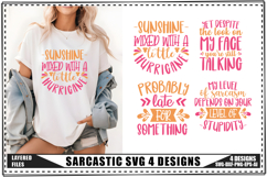 Sarcastic Svg 4 Designs, Funny Sarcasm Svg Product Image 1