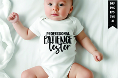 Professional Patience Tester Svg, Newborn Svg Product Image 1
