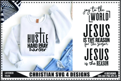 Christian SVG 4 Designs, Religious Svg, Jesus God Svg Product Image 1