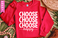 Choose Happy Svg, Motivation Svg Designs Product Image 1