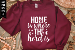 Home is Where the Herd is Svg, Vacation Svg Designs Product Image 1