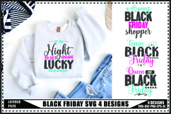 Black Friday Svg 4 Designs, Black Friday Shopping Svg Product Image 1