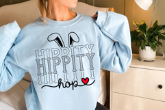 Hippity Hop SVG PNG Product Image 1