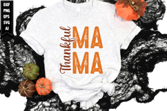 Thankful Mama Svg, Autumn Svg, Fall Svg Designs Product Image 1