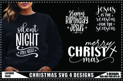 Christmas Svg 4 Designs, Funny Christmas Shirt Product Image 1