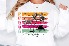 Salty Vibes SVG, Summer Quotes SVG PNG Product Image 2