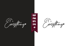 Intention is Everything Svg, Motivation Svg Designs Product Image 1