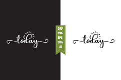 Nope Not Today Svg, Motivation Svg Designs Product Image 1