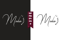 Make It Happen Svg, Motivation Svg Designs Product Image 1