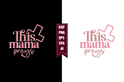 This Mama Prays Svg, Religious Svg, God Svg Design Product Image 1