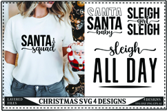 Christmas Svg 4 Designs, Winter svg, Xmas svg Product Image 1