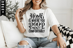 Home is where you poop most comfortably Svg Product Image 1