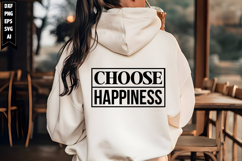 Choose Happiness Svg, Motivation Svg Designs Product Image 1