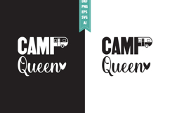Camp Queen Svg, Camping Svg Designs Product Image 1