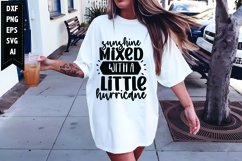 Sunshine Mixed with a Little Hurricane Svg, Sarcastic Svg Product Image 1