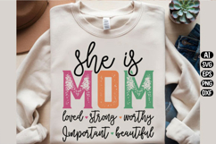 Mother's Day Tee Svg Design Product Image 2