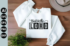 Trust in the Lord Svg, Faith Svg, Bible Svg Product Image 1