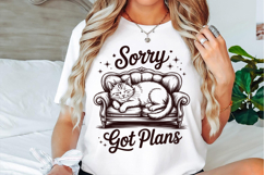 Sorry Got Plans Svg Designs Product Image 2