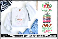 Christian Svg 4 Designs, Religious Svg, Jesus God Svg Product Image 1