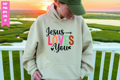 Jesus Loves You- Svg, Christian Svg Designs Product Image 1