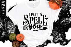I Put A Spell On You Svg, Halloween Ghost Svg Design Product Image 1