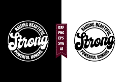 Raising Beautiful Strong Powerful Humans Svg, Motivation Svg Product Image 1