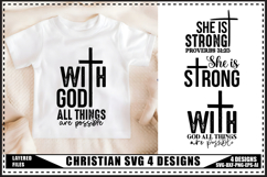 Christian Svg 4 Designs, Jesus Svg, Religious Svg Product Image 1