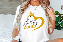 Birthday Queen Svg Cut Files Creative Art Product Image 2