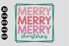 merry Christmas Svg, Merry Christmas Svg Product Image 1